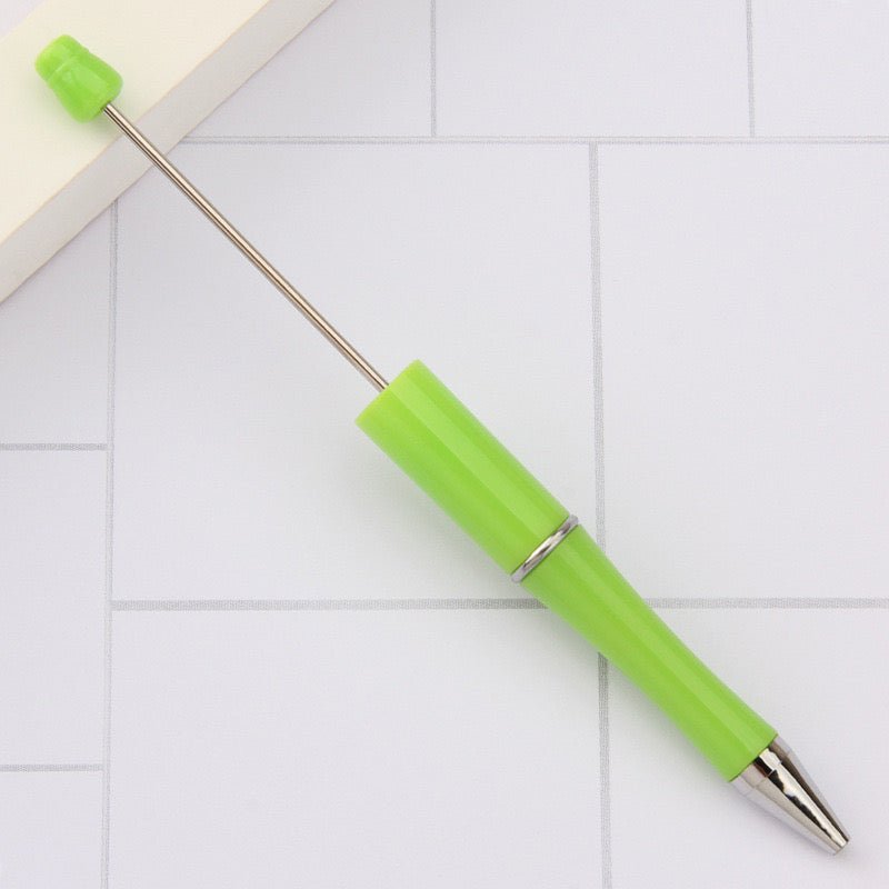 153C.Green Beadable DIY pen - Romo bead